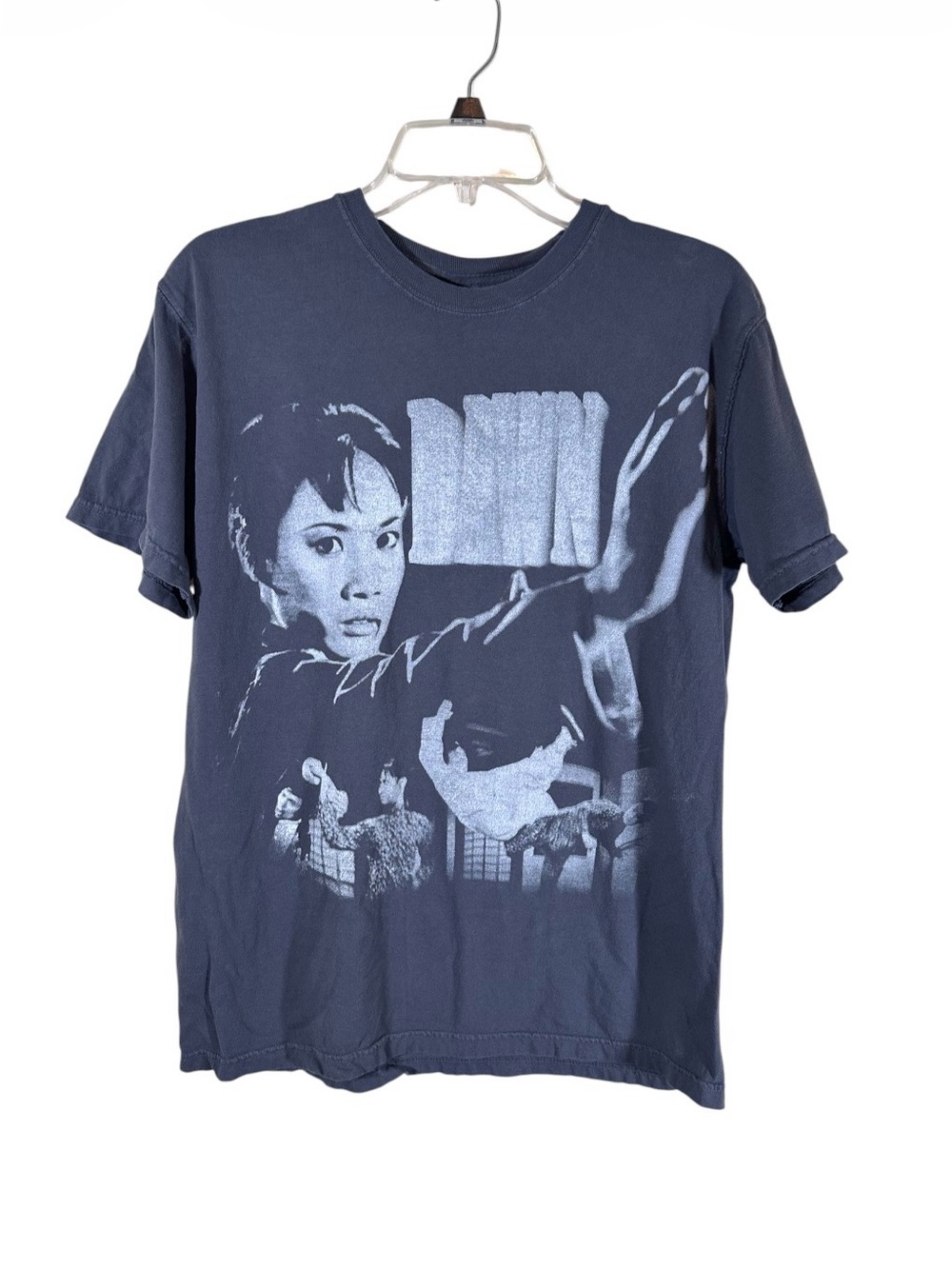 Kung Fu Angela Mao Dawn black Comfort Colors t shirt men’s medium